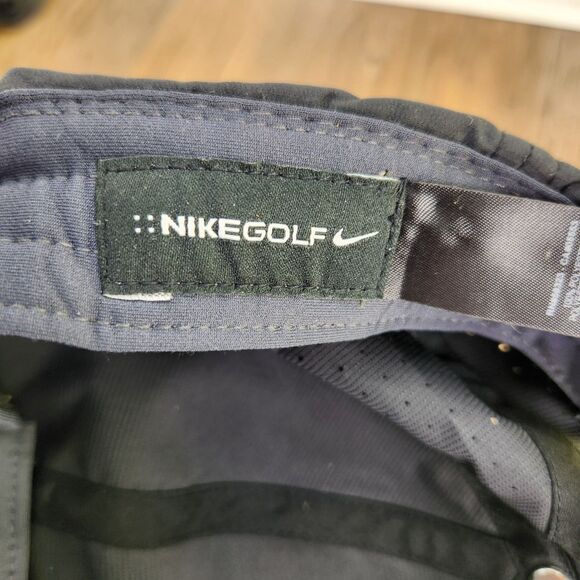 Nike Golf 20XI Performance Strapback Hat Cap Black White Perforated 452919-010 - Picture 12 of 12